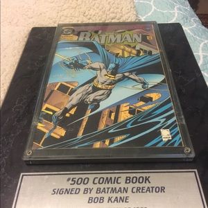 Batman #500 signed by Bob Kane